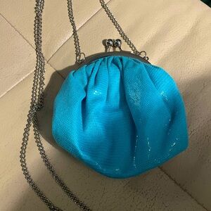 Crossbody Pouch with Kiss Closure Purse